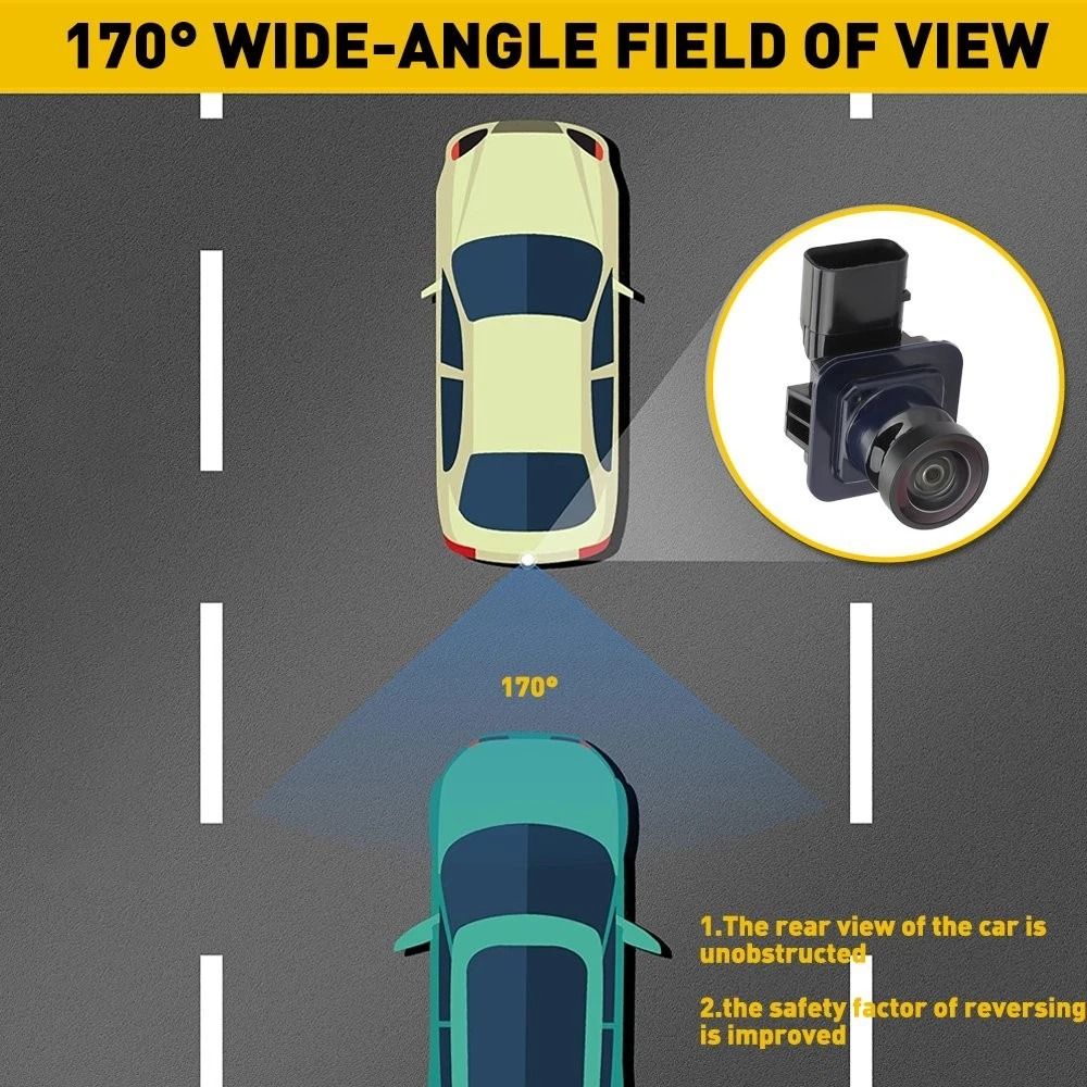 Reverse Camera For Car HighDefinition Rear Backup Camera Easy Installation 4