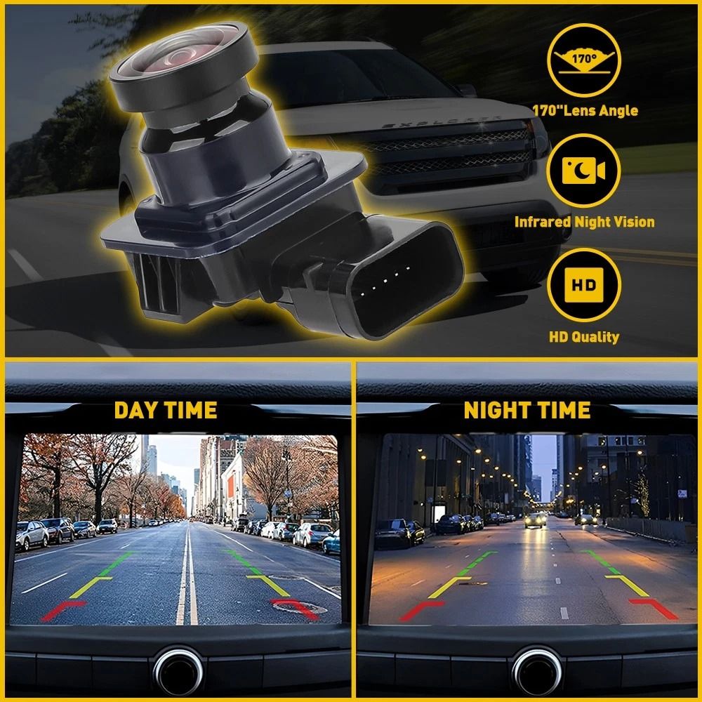 Reverse Camera For Car HighDefinition Rear Backup Camera Easy Installation 7