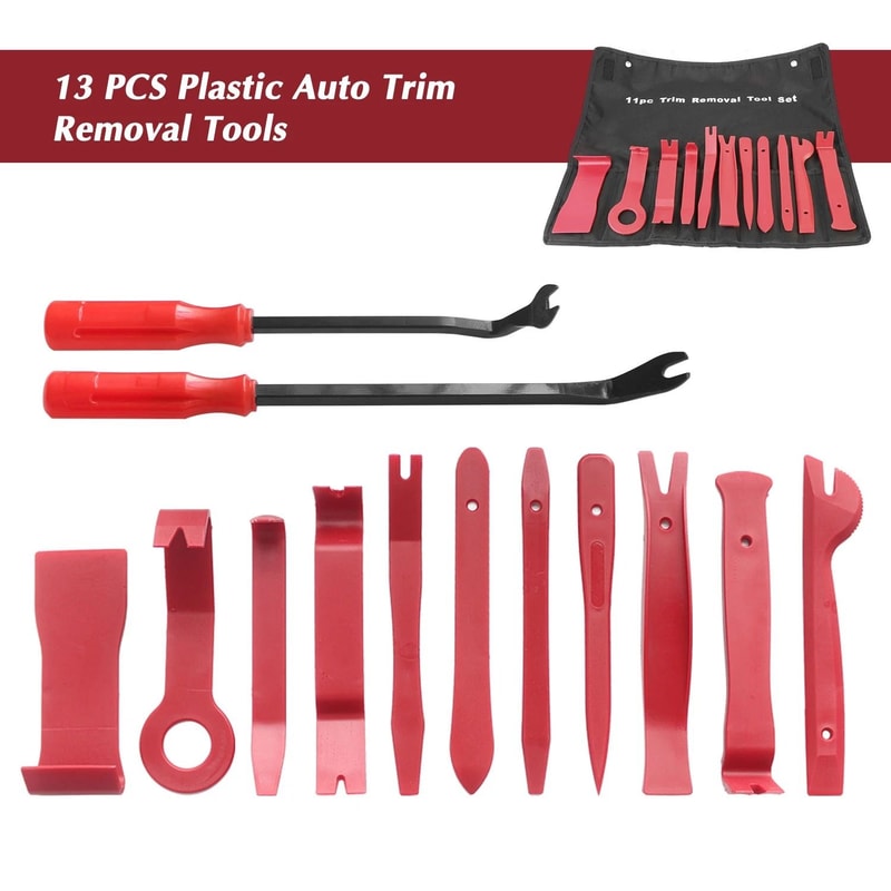 Durable Car Trim Removal Tool Set Seal Trim Pry Bar Door Interior Clip Remover MultiPurpose Tool 1