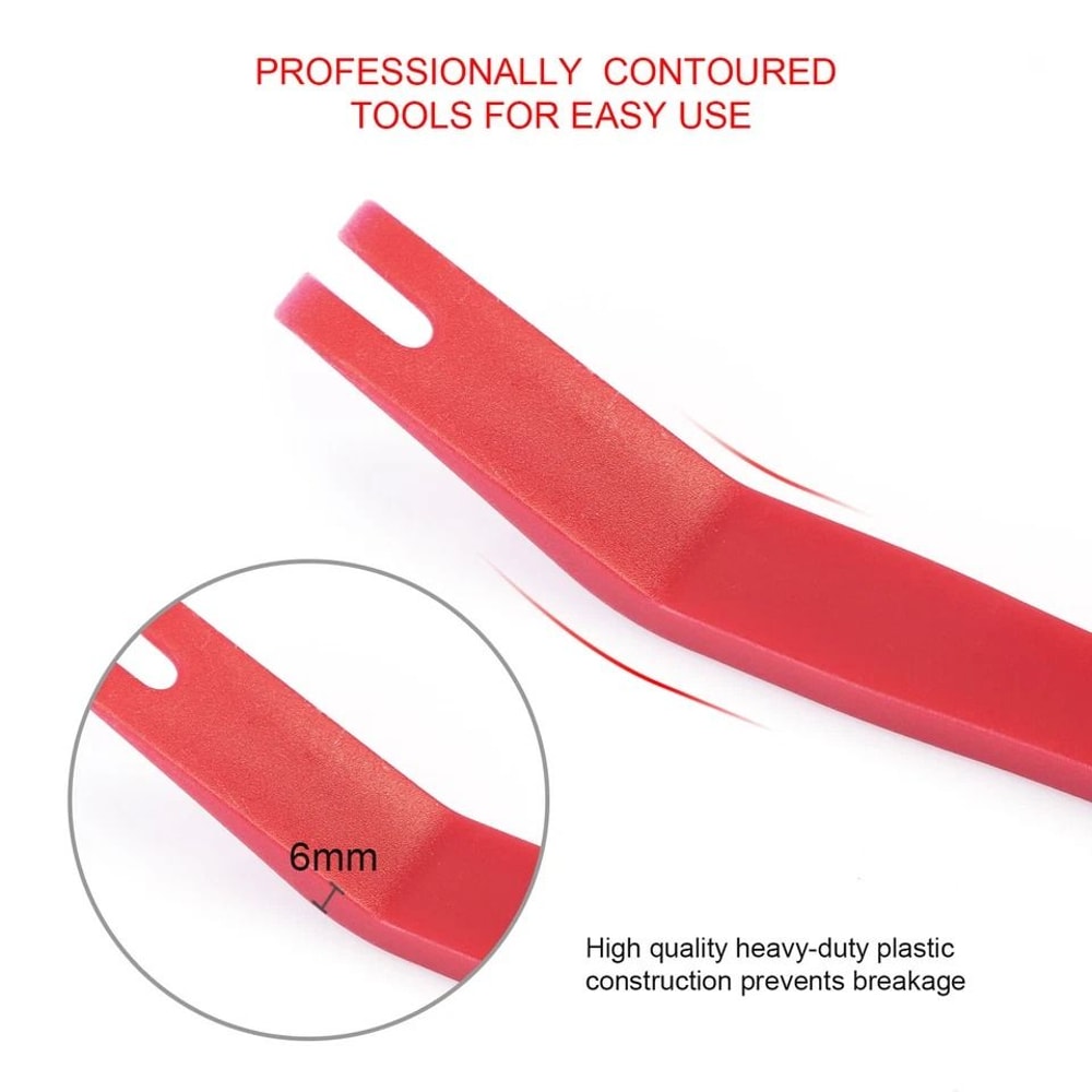 Durable Car Trim Removal Tool Set Seal Trim Pry Bar Door Interior Clip Remover MultiPurpose Tool 5