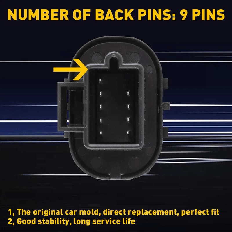 Driver Side Power Mirror Switch Precision Control And Easy Installation 5