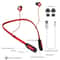Magnetic InEar Neckband Earphone Wireless Headset Sport Stereo Headphone With Mic Long Battery Life 10