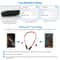 Magnetic InEar Neckband Earphone Wireless Headset Sport Stereo Headphone With Mic Long Battery Life 7