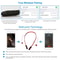 Magnetic InEar Neckband Earphone Wireless Headset Sport Stereo Headphone With Mic Long Battery Life 7