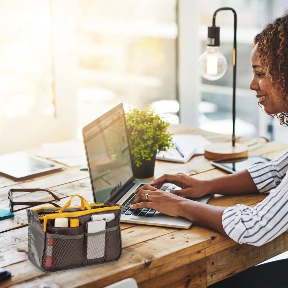 Womens Toiletry And Cosmetic Bag Travel Makeup Storage Organizer Case Box MultiPurpose Nylon Bag 14