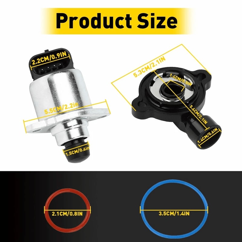 Idle Air Control Valve And Throttle Position Sensor Set Direct Replacement 2