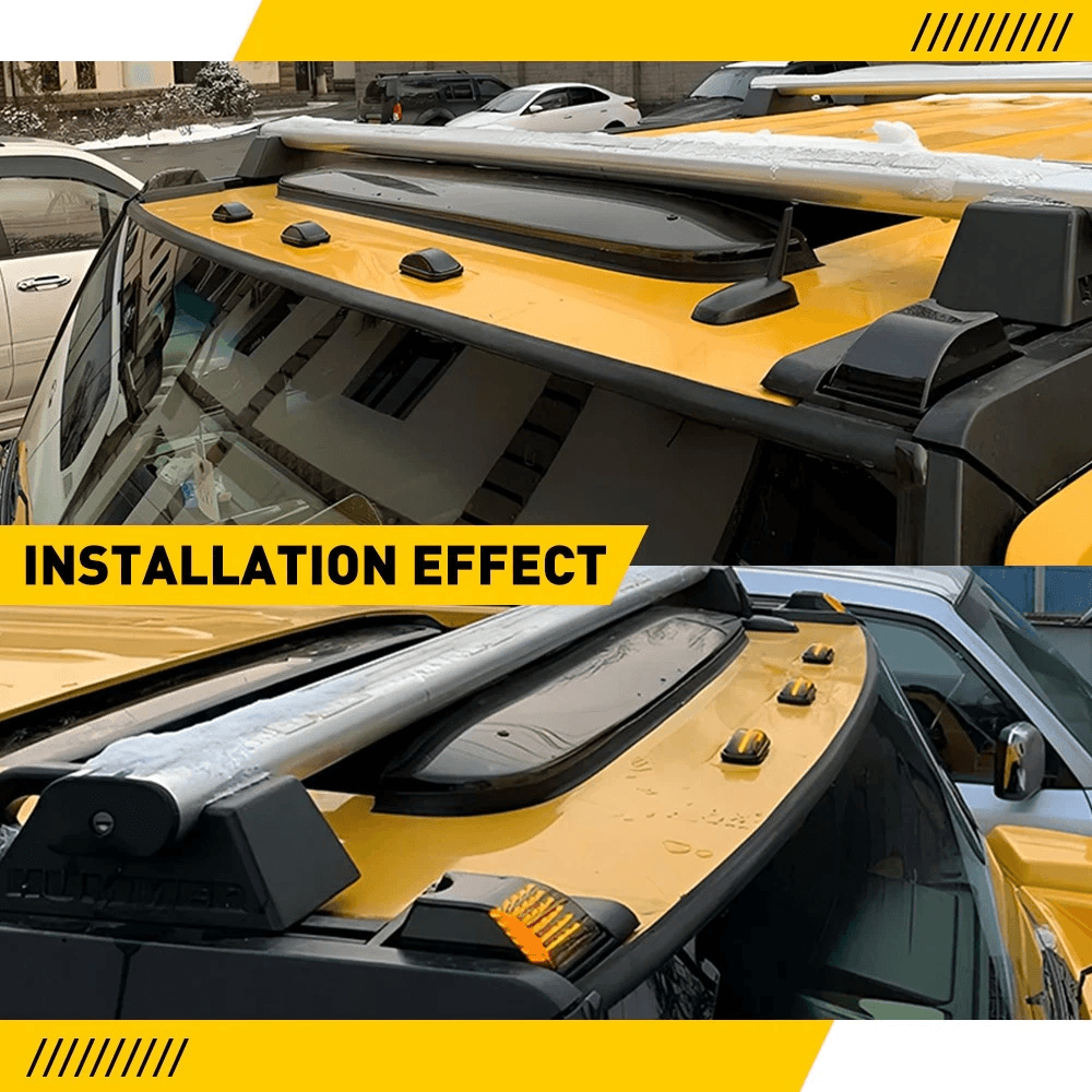 Smoke LED Roof Cab Lights Top Marker Lamps Dot Approved For Trucks 4