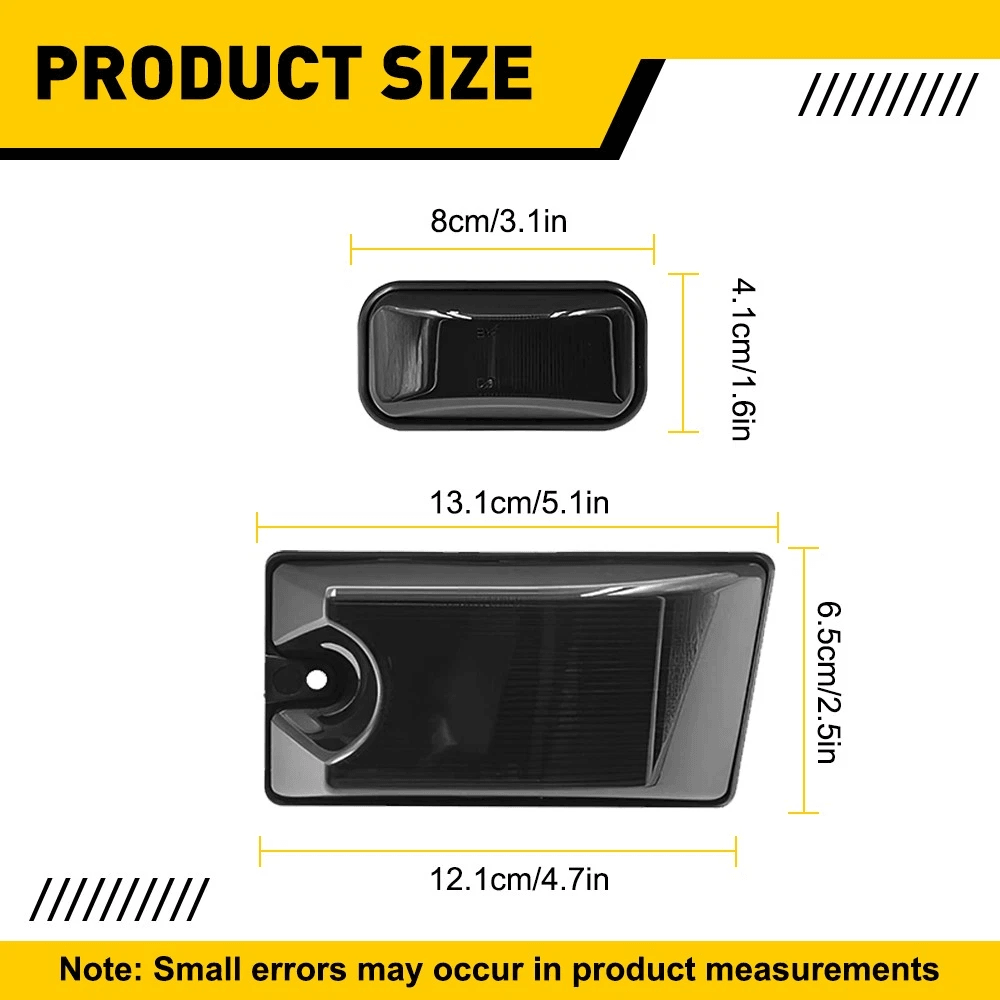 Smoke LED Roof Cab Lights Top Marker Lamps Dot Approved For Trucks 5