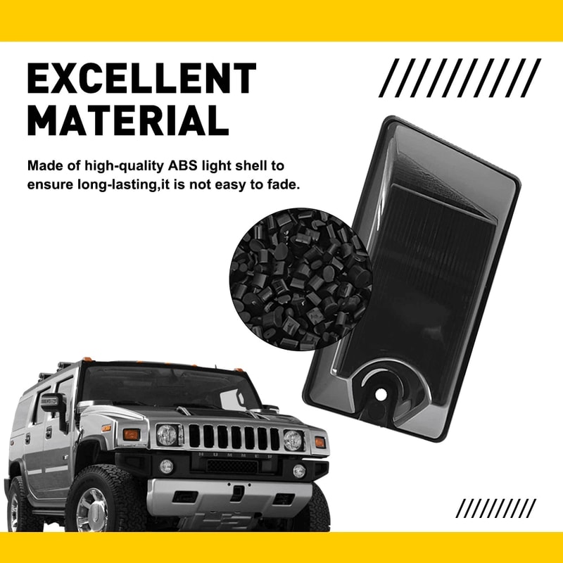 Smoke LED Roof Cab Lights Top Marker Lamps Dot Approved For Trucks 7