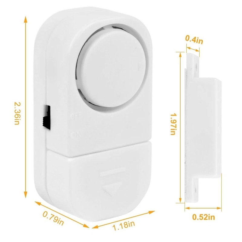 Magnetic Door Sensor Safety Wireless Home Window Alarm Burglar Security System 3