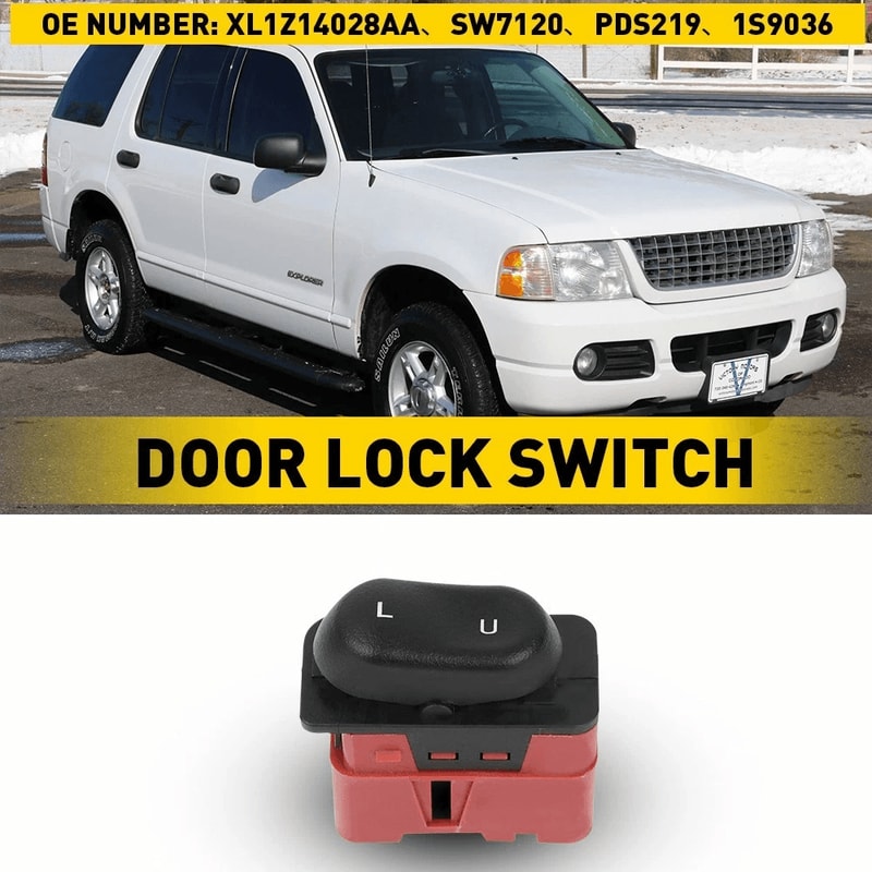 Power Door Lock Switch Fits Brand New Car Lock Switch Replacement For Vehicles 1