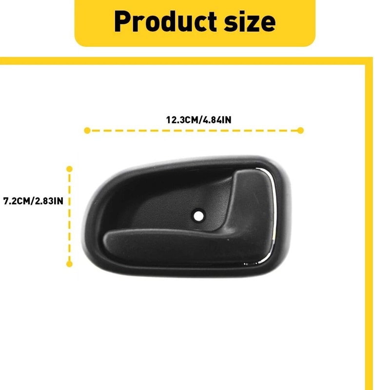 Set Of Interior Door Handles Front Rear Left Right For Vehicles 1