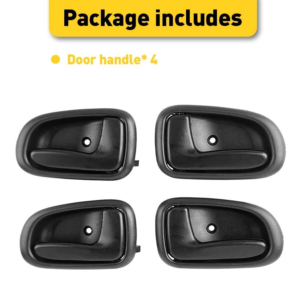 Set Of Interior Door Handles Front Rear Left Right For Vehicles 3