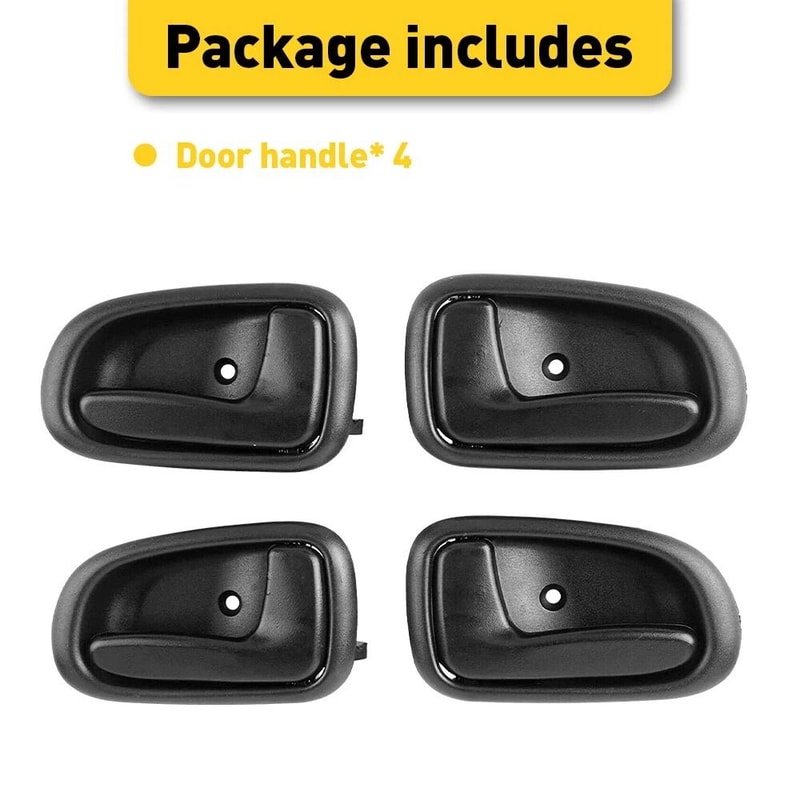 Set Of Interior Door Handles Front Rear Left Right For Vehicles 3