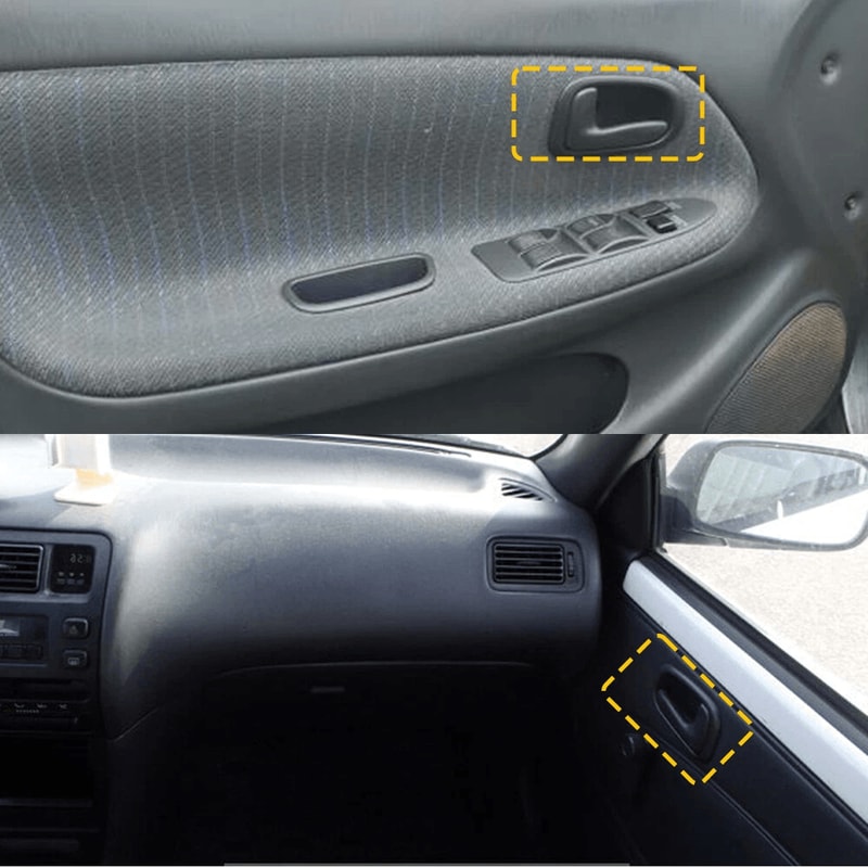 Set Of Interior Door Handles Front Rear Left Right For Vehicles 6