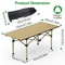 Carbon Steel Camping Table Portable BBQ Desk For Picnic Hiking And Camping Foldable Sturdy Table Fo 13