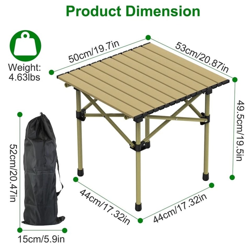 Carbon Steel Camping Table Portable BBQ Desk For Picnic Hiking And Camping Foldable Sturdy Table Fo 1