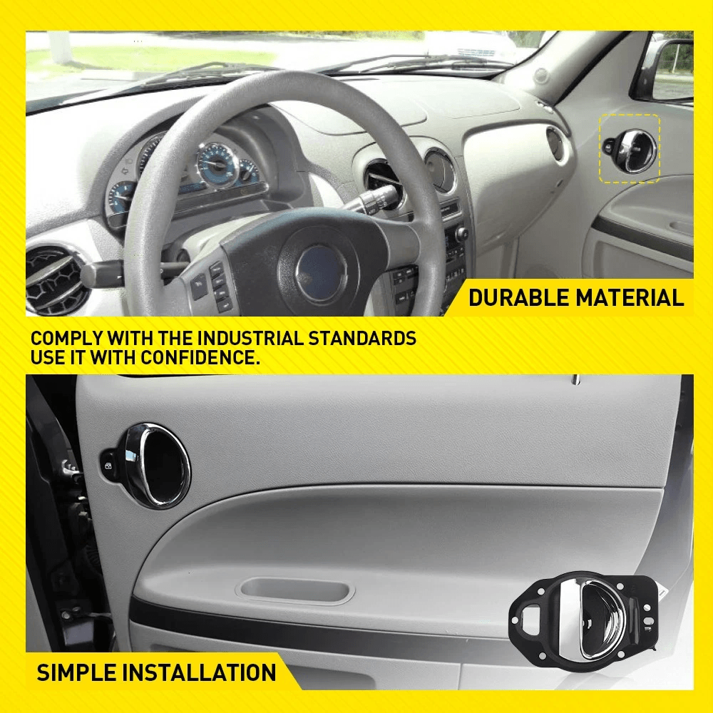 Chrome Inside Interior Door Handle For Passenger Side Right 9