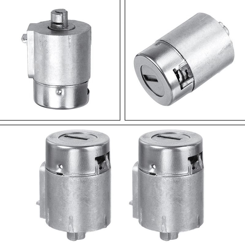 Durable Pair Set Door Lock Cylinder Kit With Keys For Home Office Use 2