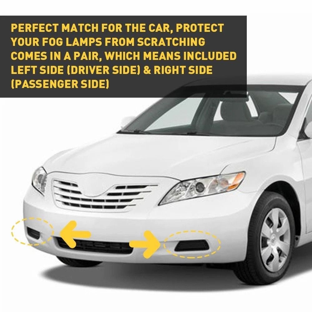 Durable Front Bumper FogHole Cover Lower Grille Insert LH RH Easy Installation 6