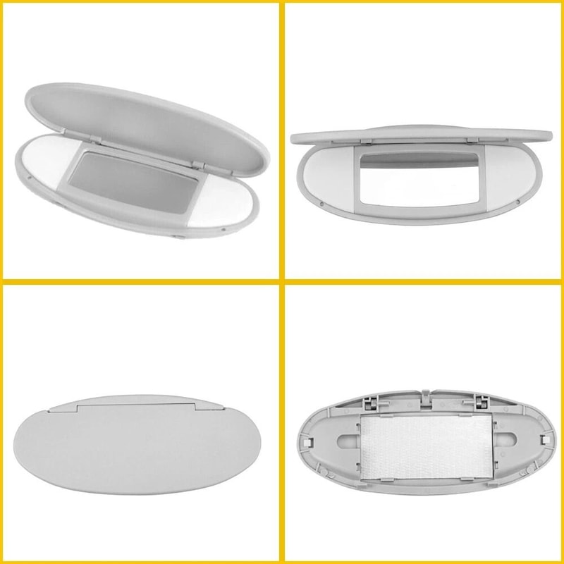 Car Sun Visor With Mirror Durable Vanity Makeup Visor Cover 4