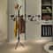 Coat Hat Metal Rack Organizer Hanger Stand For Clothes Handbag And Scarf Holder SpaceSaving Stylish 0