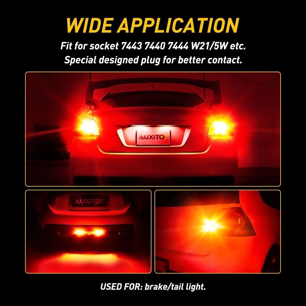 LED Tail Light Bulbs Brake Turn Signal Parking Light EnergySaving Plug And Play Installation 2