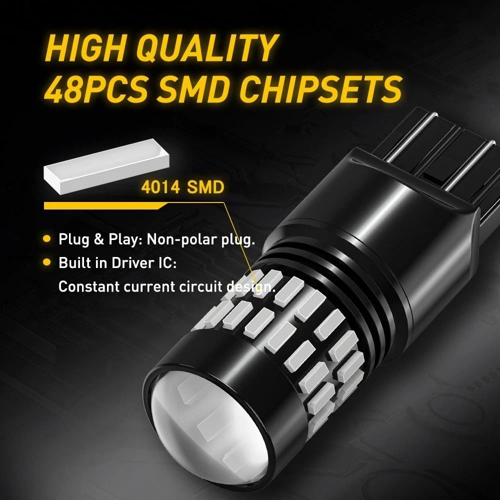 LED Tail Light Bulbs Brake Turn Signal Parking Light EnergySaving Plug And Play Installation 5