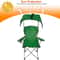 Heavy Duty Outdoor Beach Chair Green Folding Camping Chairs With Canopy Shade Portable Lawn Chair F 11