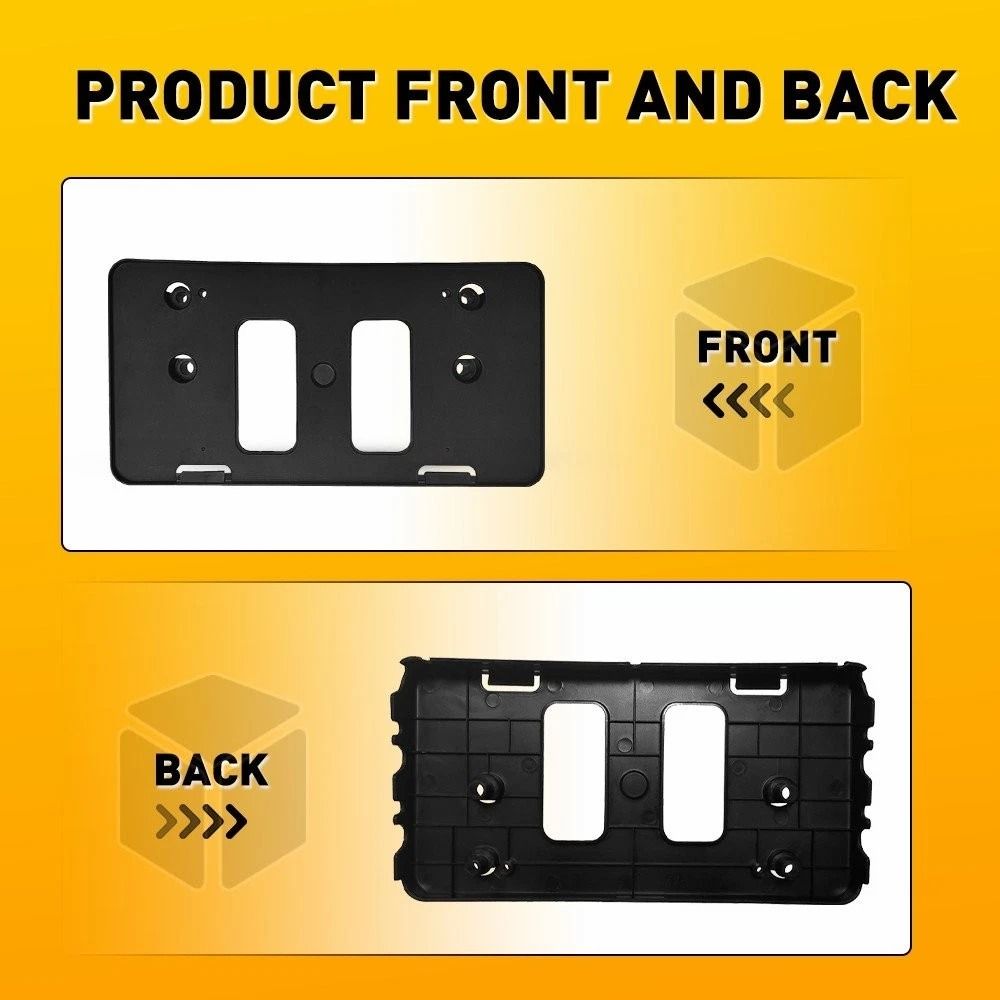 License Plate Frame Tag Bracket Front Bumper Mount HighQuality Replacement 5