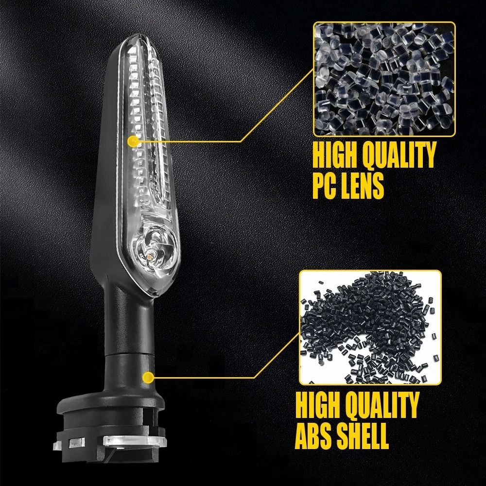 Waterproof LED Turn Signal Blinker Lights For Yamaha High Brightness Motorcycle Signals 6