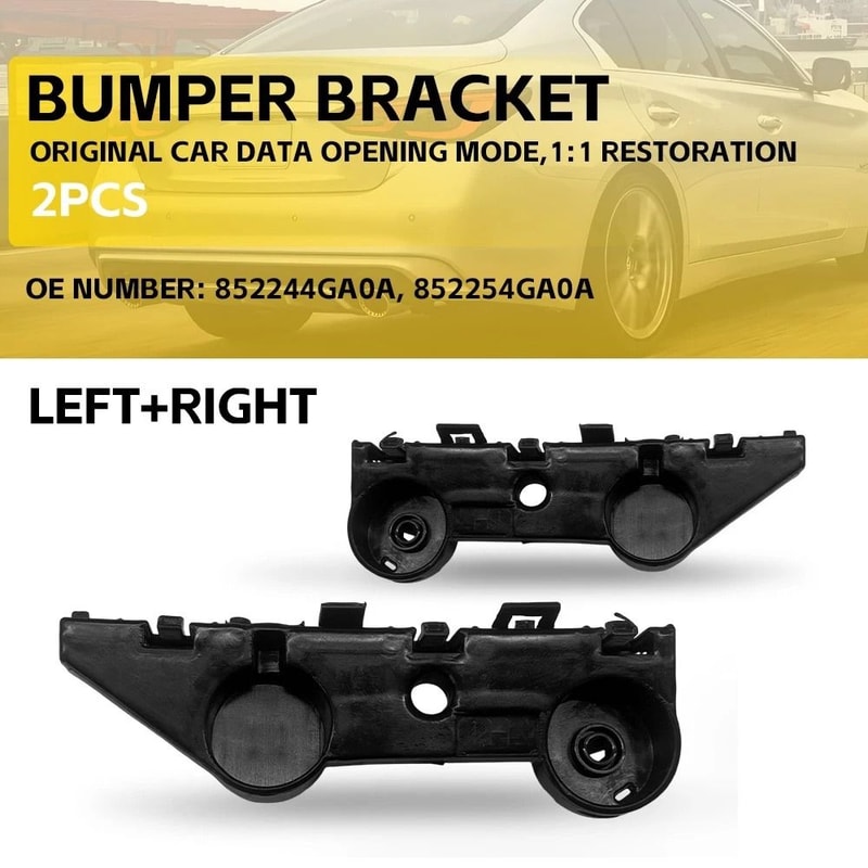 Bumper Support Brackets Left Right Rear Perfect Fit LongLasting 8
