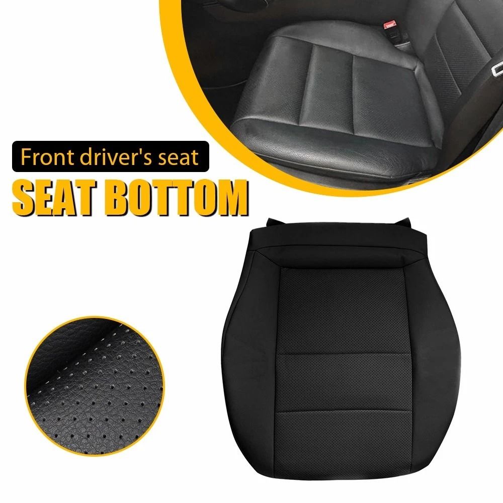 HighQuality Leather Driver Bottom Seat Cover WearResistant Breathable 1