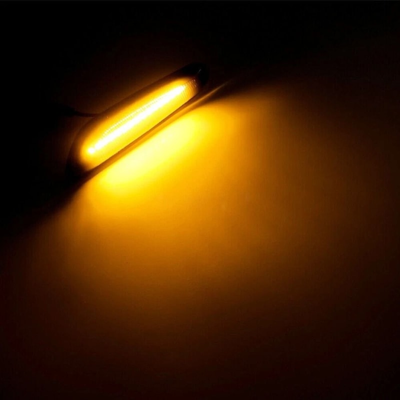 Amber LED Side Marker Lights Smoked Turn Signal EOE European Style Lights 1