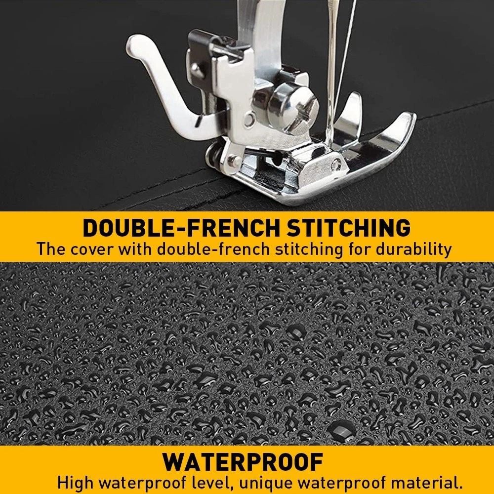 Black Leather Front Door Panels Armrest Cover Scratch Resistant Soft Comfortable 4