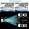Universal Car Rear View Mirror Click On Wide Angle Convex Panoramic Rearview AntiGlare 7