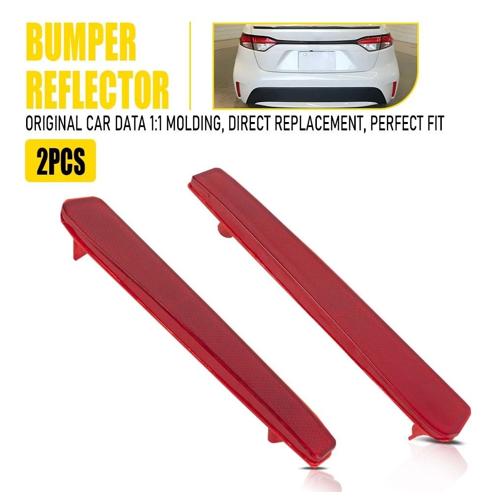 Tail Lamp Case Rear Bumper Reflector Light LeftRight HighQuality ABS 9