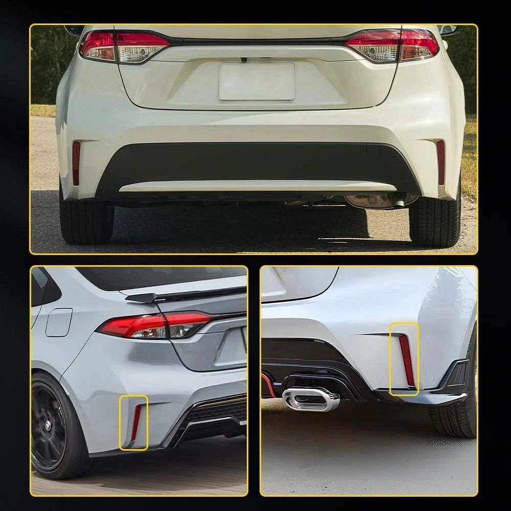 Tail Lamp Case Rear Bumper Reflector Light LeftRight HighQuality ABS 8