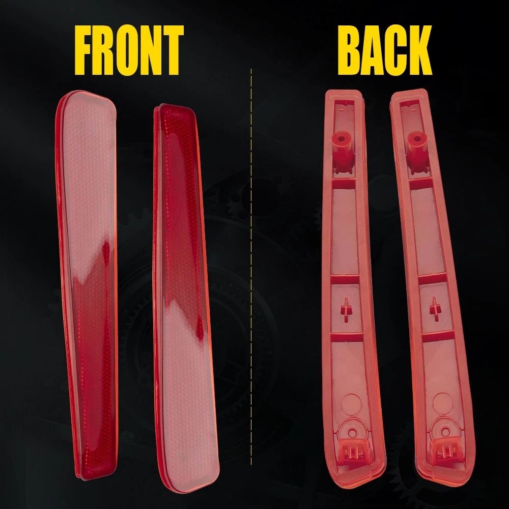 Tail Lamp Case Rear Bumper Reflector Light LeftRight HighQuality ABS 3