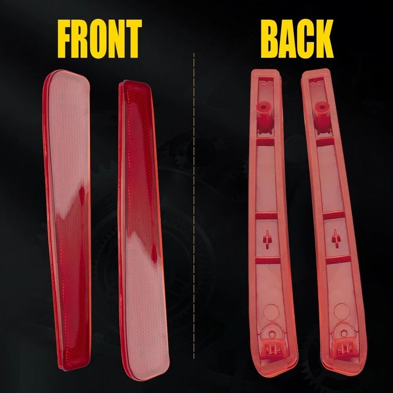 Tail Lamp Case Rear Bumper Reflector Light LeftRight HighQuality ABS 3