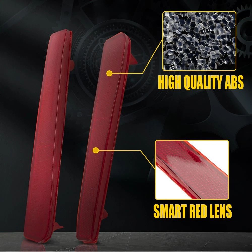 Tail Lamp Case Rear Bumper Reflector Light LeftRight HighQuality ABS 6