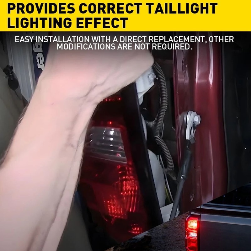 Tail Lamp Wiring Harness For Driver Side Durable Plastic And Copper Construction 8