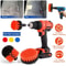 Drill Brush Set Tile Grout Scrubber Auto Cleaner Combo For Floors And Walls 10