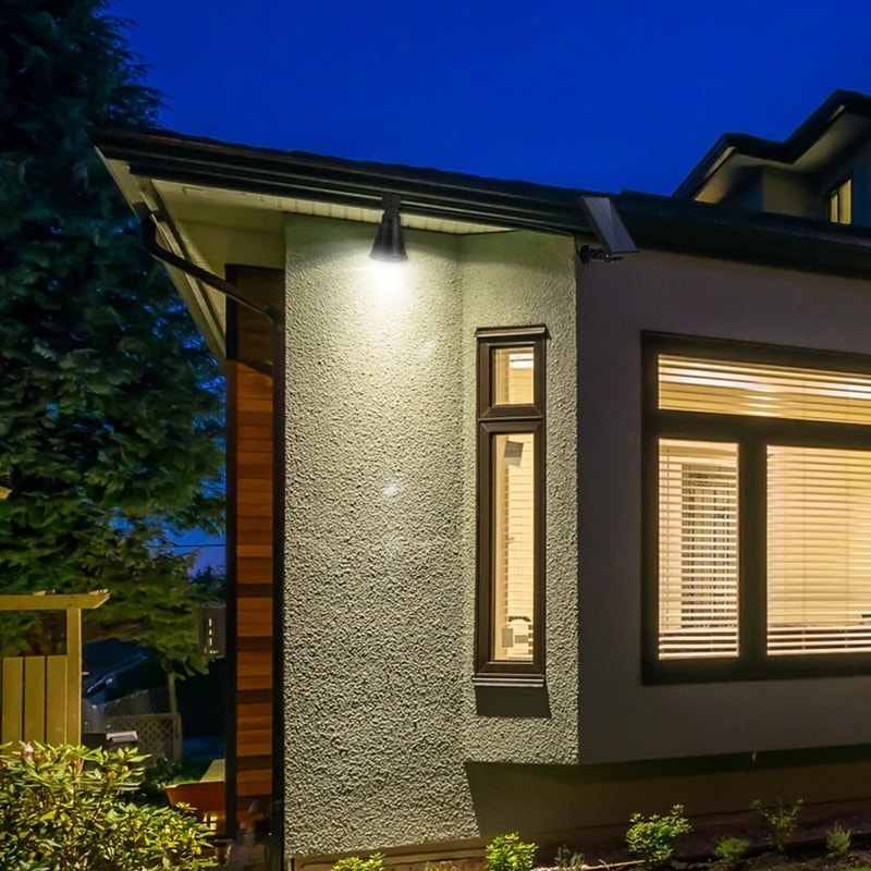 Solar Powered LED Lamp Waterproof Spotlight For Garden Lawn Landscape Adjustable 2 Brightness Mode 2