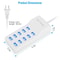 Wall Charger Ports USB Charging Station Power Adapter For Phone Tablet Fast Charging Hub 3
