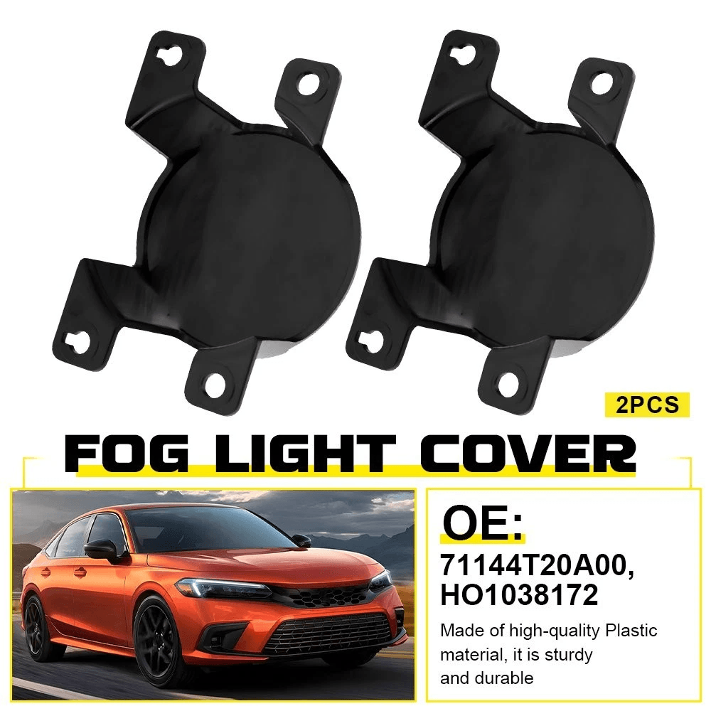 Front Fog Light Cover Set Perfect Fit Easy Installation Impact Resistance 7
