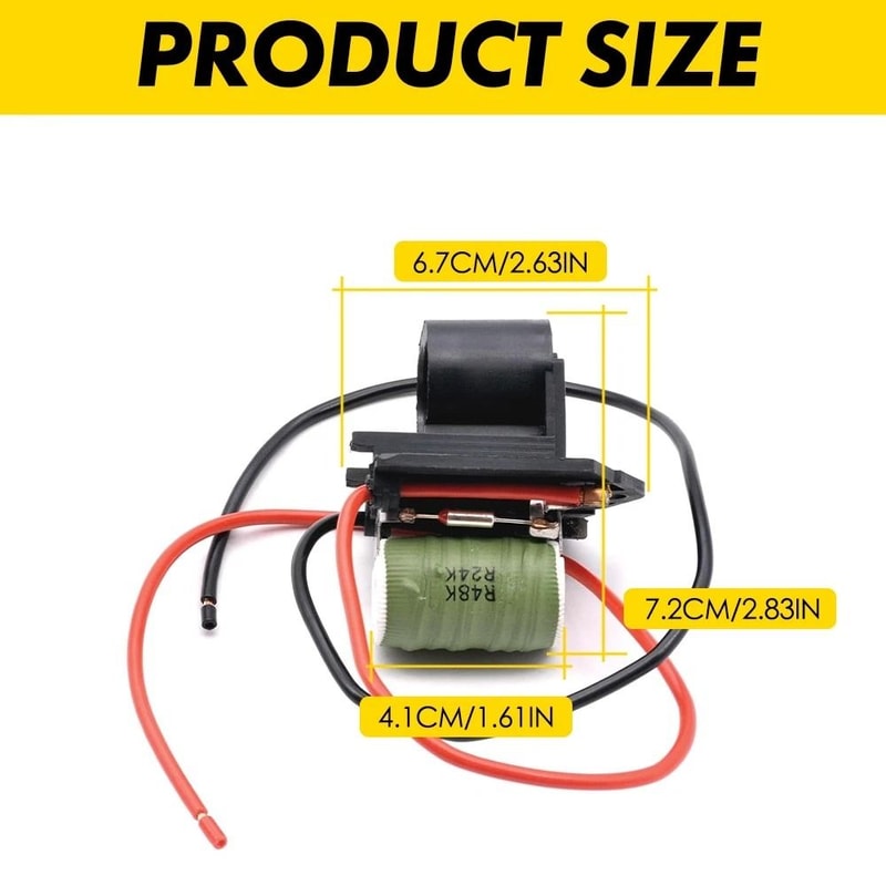 Radiator Cooling Fan Motor Resistor Relay Replacement For Vehicles 3