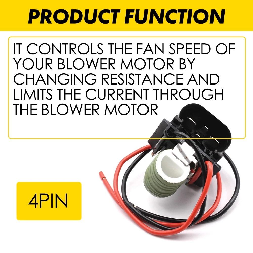 Radiator Cooling Fan Motor Resistor Relay Replacement For Vehicles 7