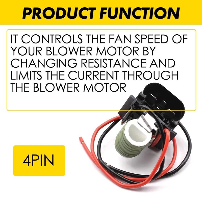 Radiator Cooling Fan Motor Resistor Relay Replacement For Vehicles 7