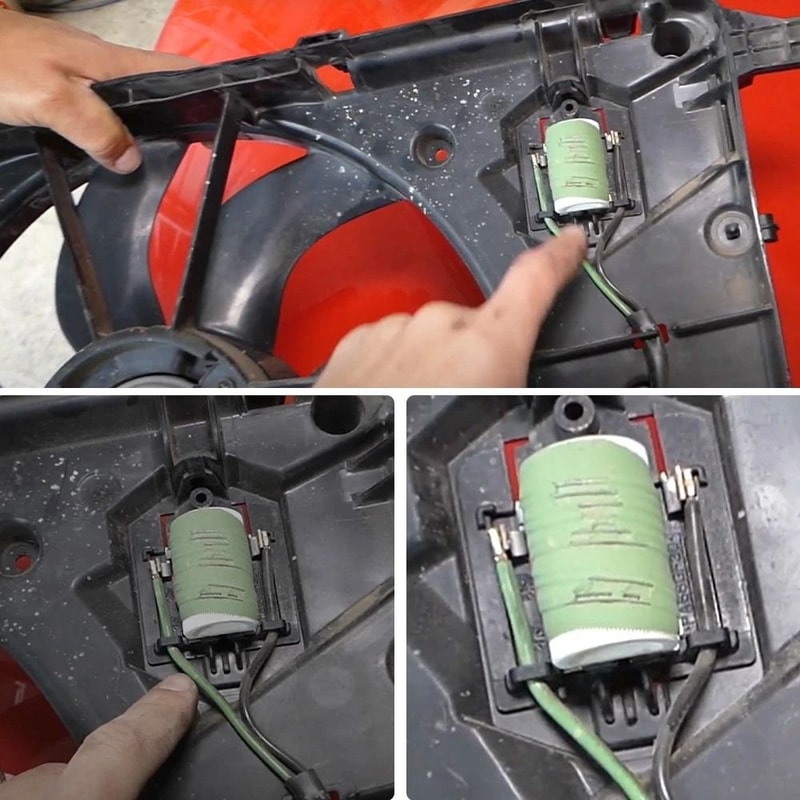 Radiator Cooling Fan Motor Resistor Relay Replacement For Vehicles 9